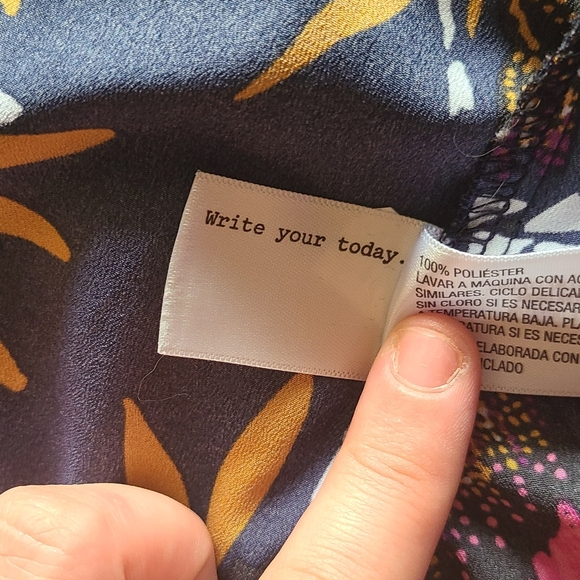 Floral Wrap Top - Picture 7 of 7